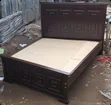 5x6 Chic & Sturdy Tufted Chocolate Brown Bed - 3