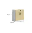 Wooden Lockable Office File Credenza Cabinet - 2