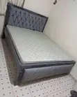 5x6 Elegant Design Grey Mocket Bed - 1