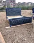 5x6 Sleek Dark Grey Mocket Bed - 1