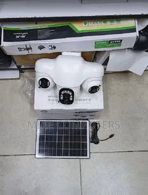 V380 Pro 12MP 4G Triple Lens Solar PTZ CCTV Camera