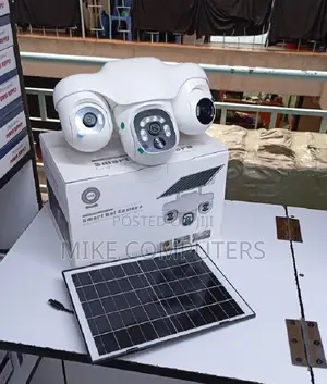 4G Solar Triple Lens PTZ Camera with 360 Rotation