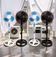 16" Electric Stand Fan - Powerful Motor, High Airflow - 1