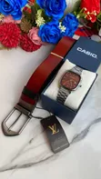 Casio Gents X-Box Double Sided Belt Watch - 1