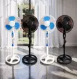 16" Electric Stand Fan - Quiet Operation - 1
