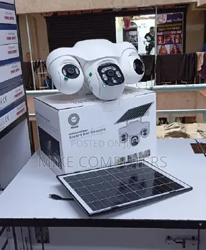 V380 Pro 4G PTZ Triple Lens Solar CCTV Camera