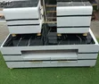 Quality Coffee Table with Glass/Marble Top & 2 Stools - 2