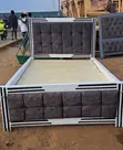 Ideal 5x6 Grey Tufted Bed Frame - 1