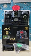 4-Lens AI Smart Solar Camera with 4G/eSIM & Siren - 2