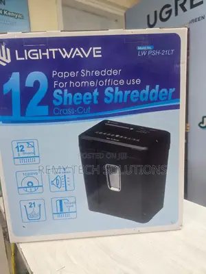 Lightwave 12-Sheet Strip-Cut Shredder