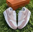 Nike Air Max 1 Platinum Violet Pink Women's Sneakers - 1