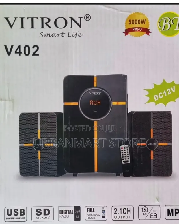 Vitron V402 2.1 Channel Multimedia Speaker System - 1
