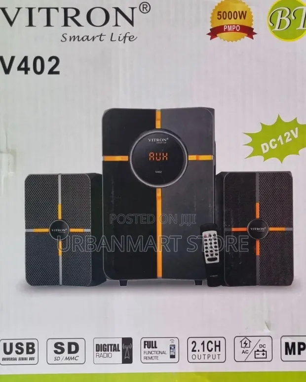 Vitron V402 Bluetooth 2.1 Speaker System with Remote - 1