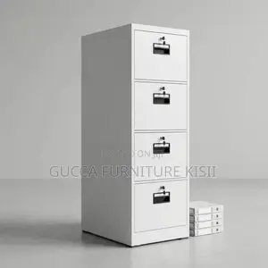4-Drawer Steel Filing Cabinet with 4 Keys
