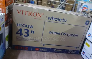 Vitron HTC43 43" Smart TV - Whale OS, Frameless, Bluetooth
