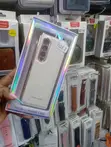 White & Gold PU Leather Case for Samsung Galaxy Z Fold 3 - 2