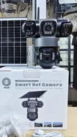 Triple Lens 4G PTZ Solar CCTV Camera with 3 Screens - 2