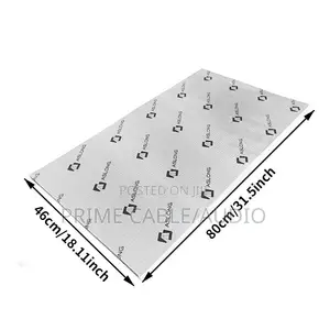 Sound Deadening Insulation Mat - Unene wa 2mm