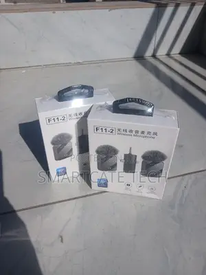 F11-2 Wireless Lavalier Microphone 3-in-1 Dual Mic