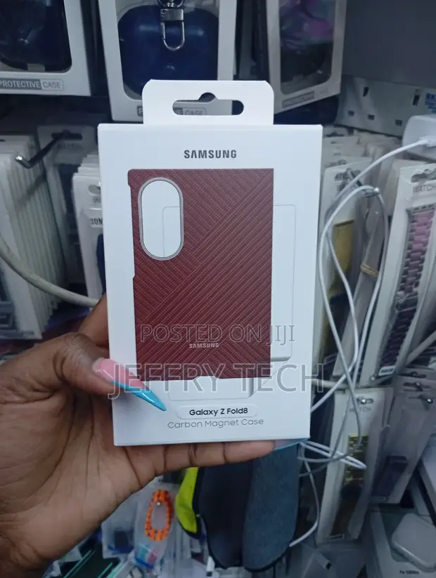 Rasmi Samsung Galaxy Z Fold8 Carbon Magnet Case - 1