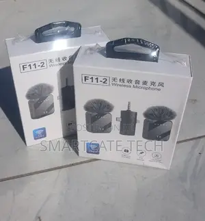 3-in-1 Wireless Lavalier Mic F11-2 (Dual Transmitter)