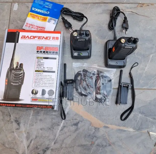 Seti ya Redio ya Baofeng Inayochajiwa ya Njia Mbili Walkie Talkie - 1