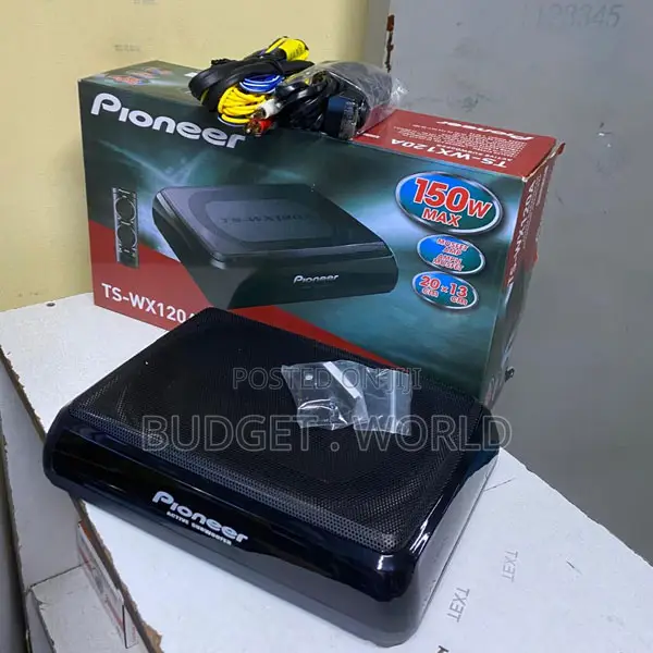 Pioneer TS-WX120A 150W Subwoofer ya Chini ya Kiti - 1