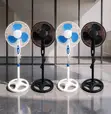 16" Electric Stand Fan - Strong Wind, Smooth Oscillation - 2