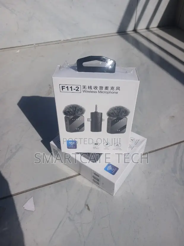 F11-2 Dual Wireless Lavalier Microphone - 1