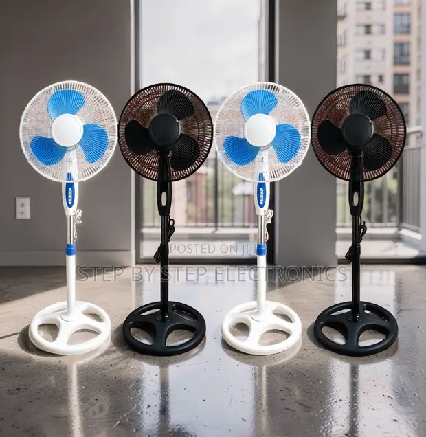 16" Electric Stand Fan - High Output, Ultra Quiet - 1