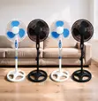 16'' Electric Stand Fan - Efficient Airflow, Stable Base - 1