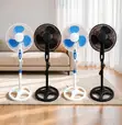 16'' Electric Stand Fan - Efficient Airflow, Stable Base - 2