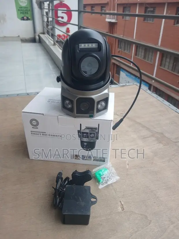 AC 4G Kamera ya CCTV Lenzi Mbili - V380 HD Nje/Ndani - 1