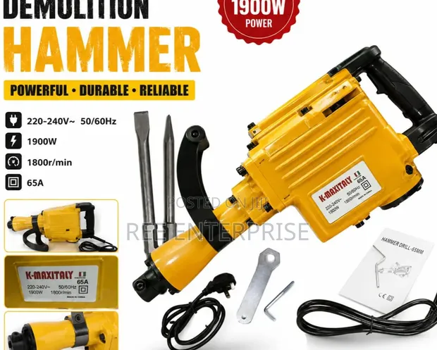 K-Maxitary 1900W Demolition Hammer - 1