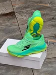 Green Skechers Aero Burst-SI Runners - 1