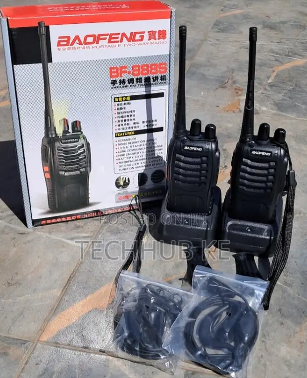 Baofeng Rechargeable Handheld Two-Way Radio Walkie Talkie - 1