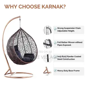 Kiti cha Kukunja cha Rattan cha Brown cha Nje