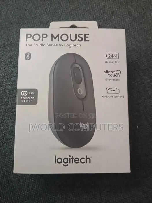 Logitech Wireless POP Mouse yenye Emoji Zinazoweza Kubadilishwa - 1