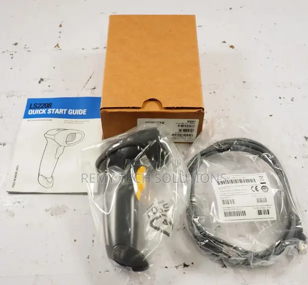 Zebra LS2208-SR20007R-UR Handheld 1D Barcode Scanner - 1