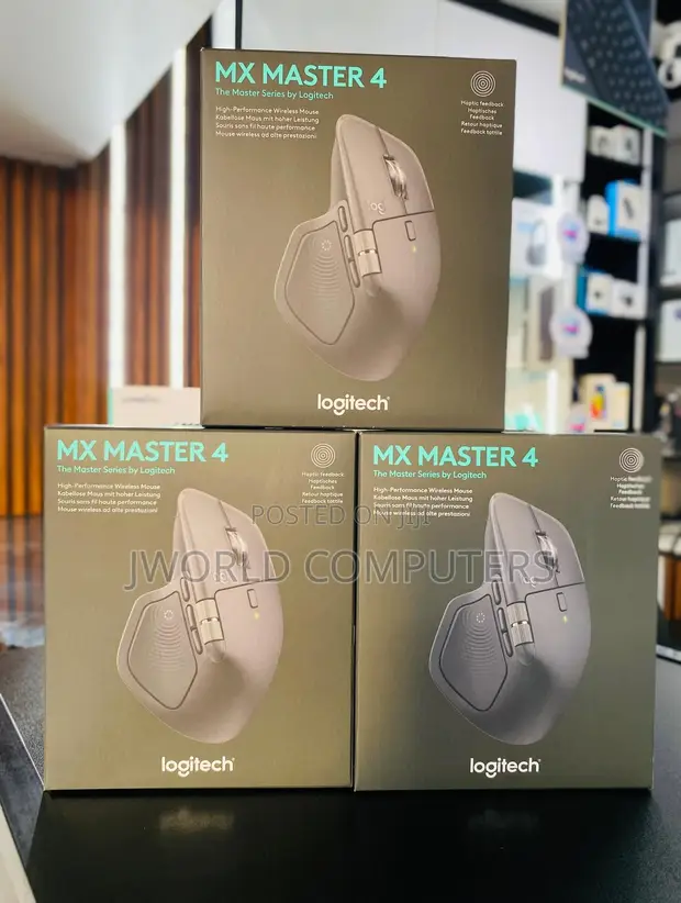 Logitech MX Master 4 Panya Isiyo na Waya ya Utendaji wa Juu - 1