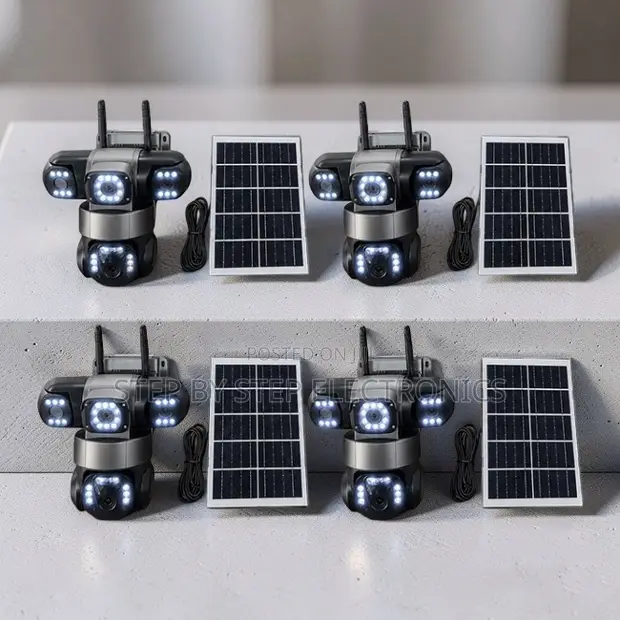 20MP 4K 4G PTZ Triple Lens Solar Camera - 1