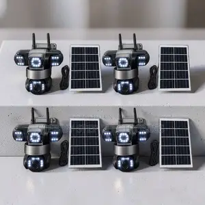 20MP 4K 4G PTZ Triple Lens Solar Camera