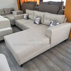 Signature Plush Contemporary L-Shaped Sofa