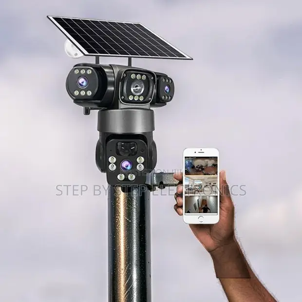 20MP 4K 4G PTZ Triple Lens Solar Camera - 1