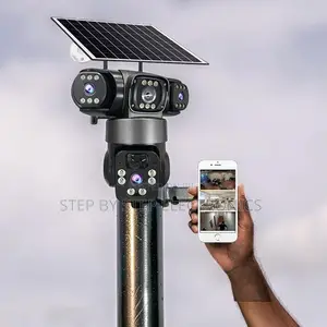 20MP 4K 4G PTZ Triple Lens Solar Camera