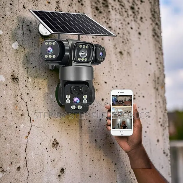 20MP 4K 4G PTZ Solar Camera with Triple Lens - 1