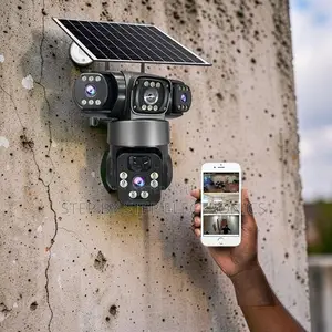 20MP 4K 4G PTZ Solar Camera with Triple Lens