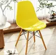 Yellow Eames Armless Chair - 5