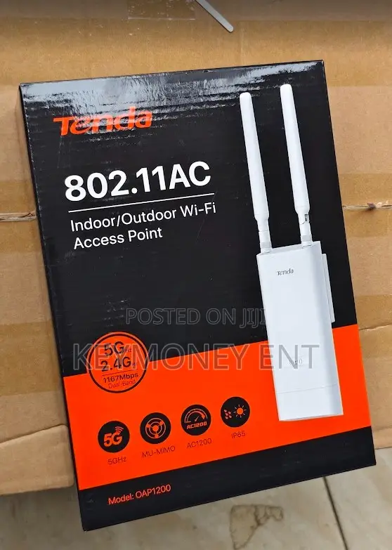 Tenda OAP1200 Dual Band Outdoor WiFi Access Point - 1