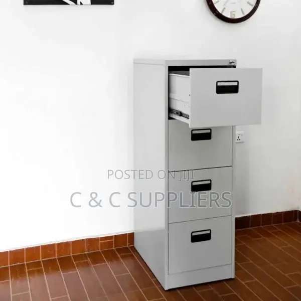 4-Drawer Filing Locker - White - 1